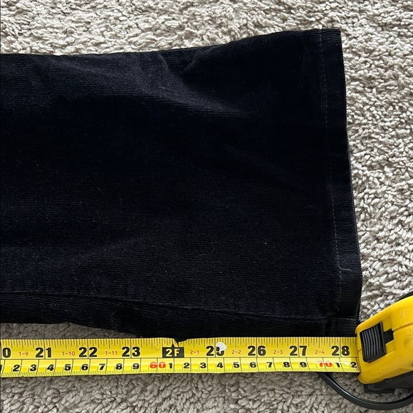 Levi's 515 Black Corduroy Bootcut Pants Size 8 - Picture 6 of 7